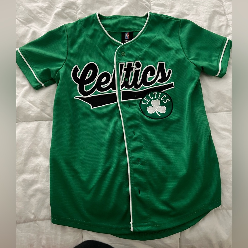 Boys Celtics Jersey - never worn. NBA official.